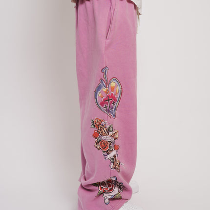 We Are Righteous 'Risen King' Sweatpants Purple | SOLE SERIOUSS [4]