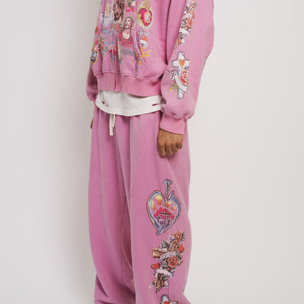 We Are Righteous 'Risen King' Sweatpants Purple | SOLE SERIOUSS [5]