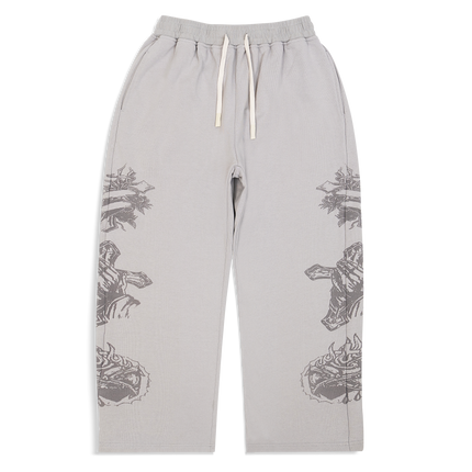 We Are Righteous 'Tatted Believer' Sweatpants Grey | SOLE SERIOUSS [1]