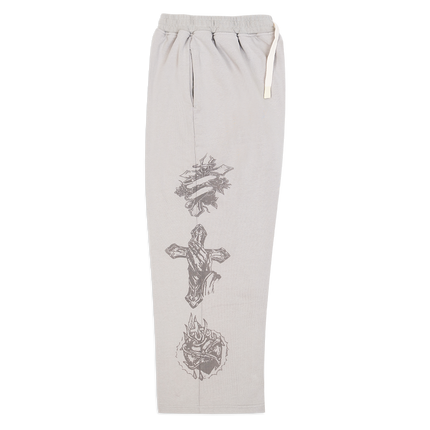 We Are Righteous 'Tatted Believer' Sweatpants Grey | SOLE SERIOUSS [2]