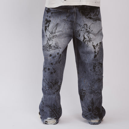 We Are Righteous 'Tattoo' Denim Jeans | SOLE SERIOUSS [4]