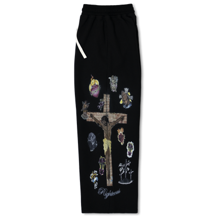 We Are Righteous 'Ultimate Sacrifice' Thermal Sweatpants Black | SOLE SERIOUSS [3]