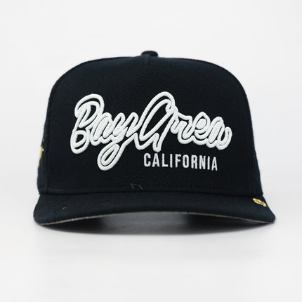 dvniel.luu 'OG BA: From the Bay to the World' Snapback Hat Black Acrylic Wool