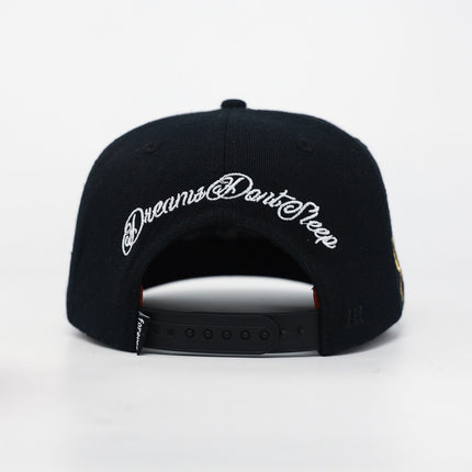 dvniel.luu 'OG BA: From the Bay to the World' Snapback Hat Black Acrylic Wool