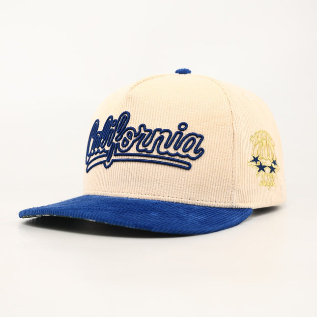 dvniel.luu 'OG CA: Dreams on the West' Snapback Hat Cream / Blue | SOLE SERIOUSS [1]