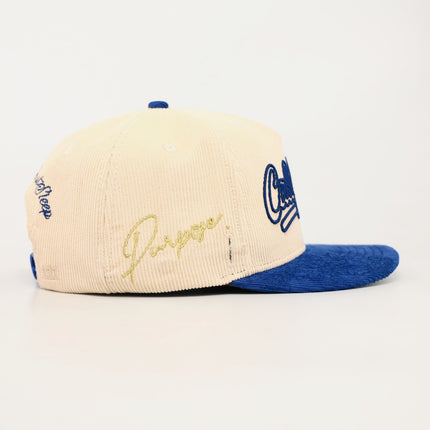 dvniel.luu 'OG CA: Dreams on the West' Snapback Hat Cream / Blue | SOLE SERIOUSS [5]