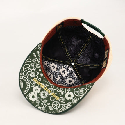 dvniel.luu 'OG CA: Dreams on the West' Snapback Hat Cream / Green | SOLE SERIOUSS [6]