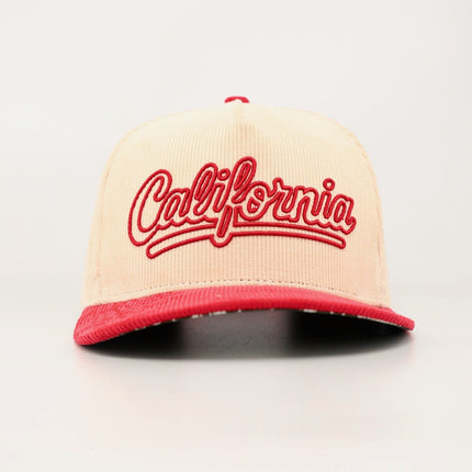 dvniel.luu 'OG CA: Dreams on the West' Snapback Hat Cream / Red | SOLE SERIOUSS [2]