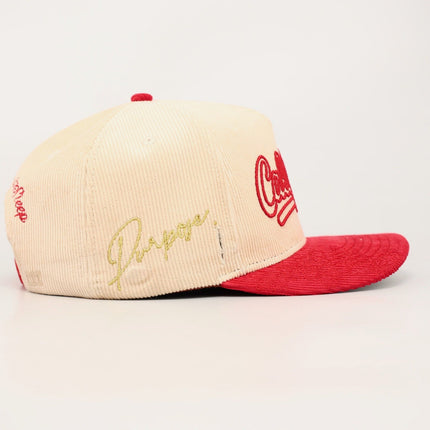 dvniel.luu 'OG CA: Dreams on the West' Snapback Hat Cream / Red | SOLE SERIOUSS [5]