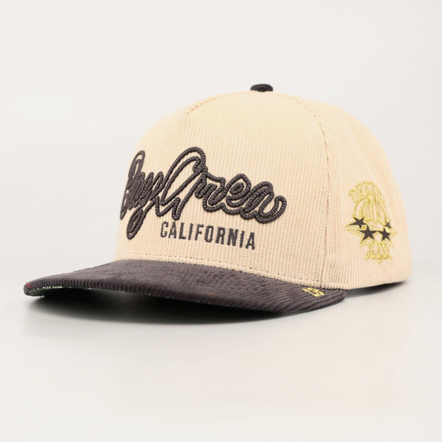 dvniel.luu 'OG BA: From the Bay to the World' Snapback Hat Cream / Charcoal | SOLE SERIOUSS [1]