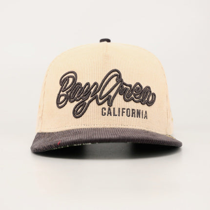 dvniel.luu 'OG BA: From the Bay to the World' Snapback Hat Cream / Charcoal | SOLE SERIOUSS [4]