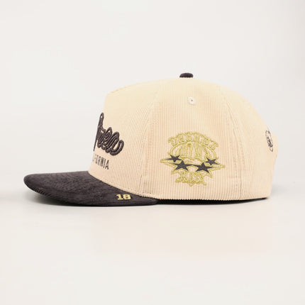 dvniel.luu 'OG BA: From the Bay to the World' Snapback Hat Cream / Charcoal | SOLE SERIOUSS [3]