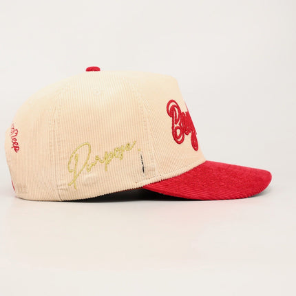 dvniel.luu 'OG BA: From the Bay to the World' Snapback Hat Cream / Red | SOLE SERIOUSS [5]