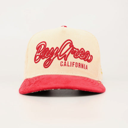 dvniel.luu 'OG BA: From the Bay to the World' Snapback Hat Cream / Red | SOLE SERIOUSS [2]