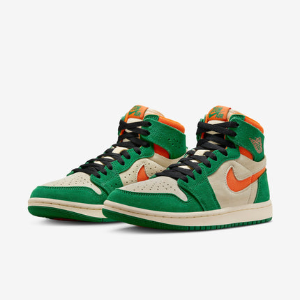 (Women's) Air Jordan 1 High Zoom Air CMFT 2 'Pine Green / Orange Blaze' (2023) DV1305-308 - SOLE SERIOUSS (3)