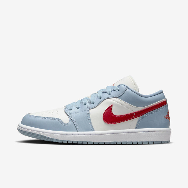 (Women's) Air Jordan 1 Low 'Blue Whisper / Dune Red' (2024) DC0774-164 - SOLE SERIOUSS (1)