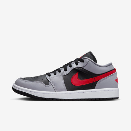 (Women's) Air Jordan 1 Low 'Cement Grey / Fire Red' (2024) FZ4183-002 - SOLE SERIOUSS (1)