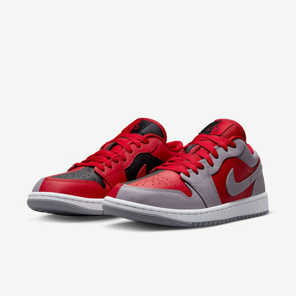 (Women's) Air Jordan 1 Low SE 'Homage Split Gym Red Cement Grey' (2022) DR0502-600 - SOLE SERIOUSS (3)