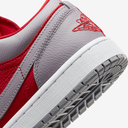 (Women's) Air Jordan 1 Low SE 'Homage Split Gym Red Cement Grey' (2022) DR0502-600 - SOLE SERIOUSS (7)