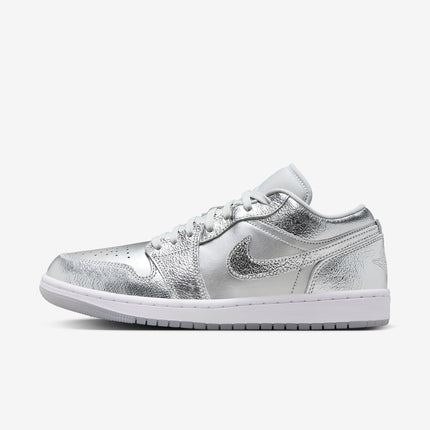 (Women's) Air Jordan 1 Low SE 'Metallic Silver' (2024) FN5030-001 - SOLE SERIOUSS (1)