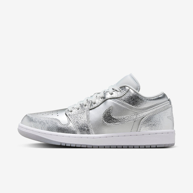 (Women's) Air Jordan 1 Low SE 'Metallic Silver' (2024) FN5030-001 - SOLE SERIOUSS (1)