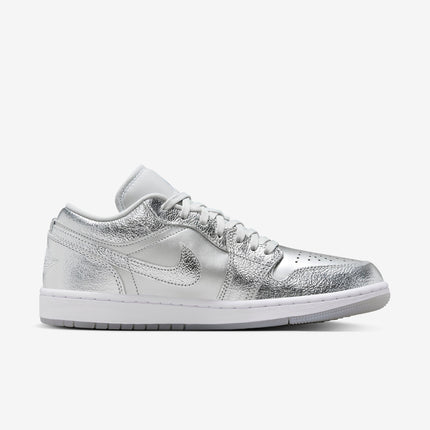 (Women's) Air Jordan 1 Low SE 'Metallic Silver' (2024) FN5030-001 - SOLE SERIOUSS (2)