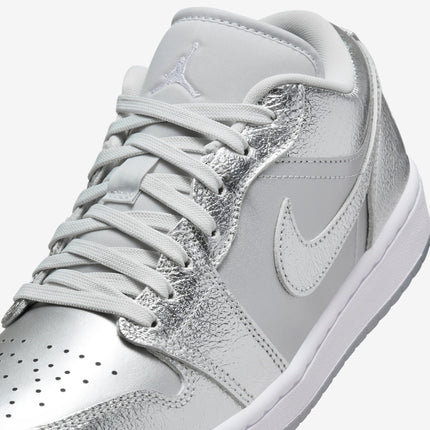 (Women's) Air Jordan 1 Low SE 'Metallic Silver' (2024) FN5030-001 - SOLE SERIOUSS (6)