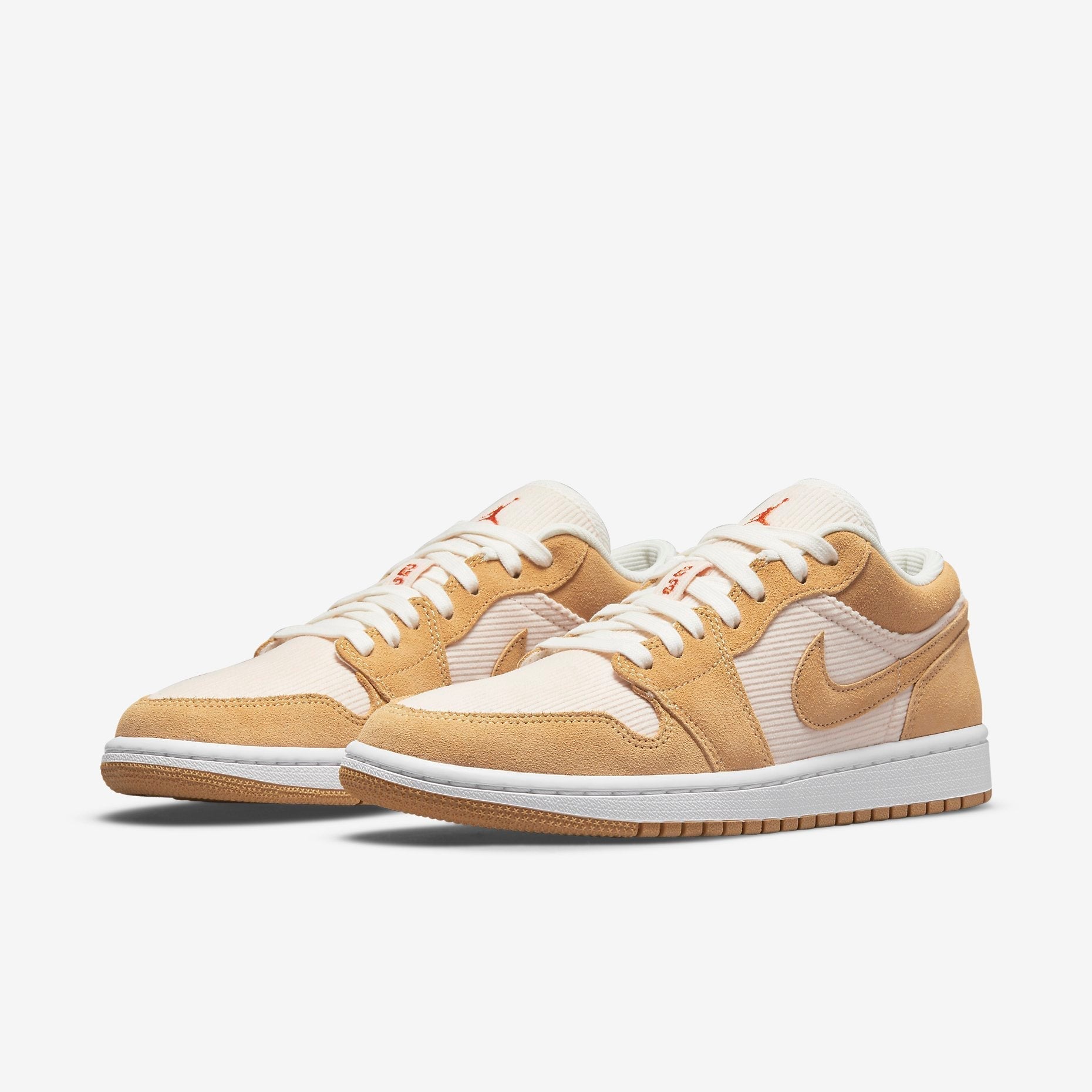 Jordan 1 Low SE Twine Orange Quartz Corduroy (Women's) - DH7820