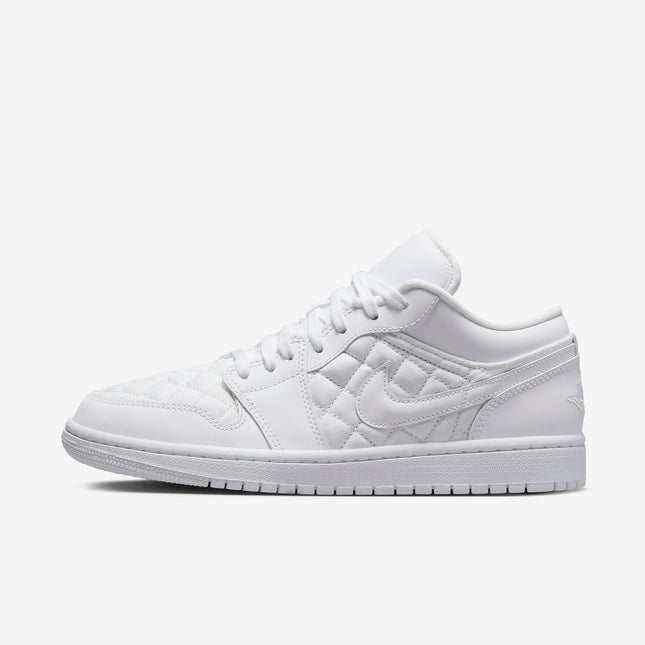 (Women's) Air Jordan 1 Low 'Triple White Quilted' (2020) DB6480-100 - SOLE SERIOUSS (1)