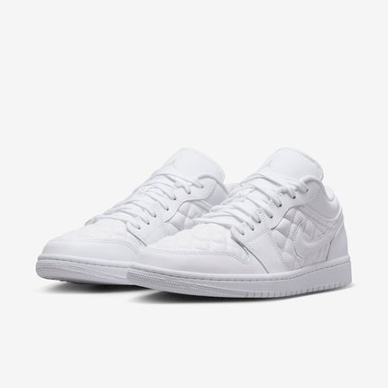 (Women's) Air Jordan 1 Low 'Triple White Quilted' (2020) DB6480-100 - SOLE SERIOUSS (3)