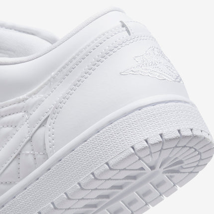 (Women's) Air Jordan 1 Low 'Triple White Quilted' (2020) DB6480-100 - SOLE SERIOUSS (7)