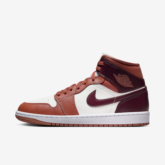 (Women's) Air Jordan 1 Mid 'Dusty Peach / Night Maroon' () BQ6472-200 - SOLE SERIOUSS (1)