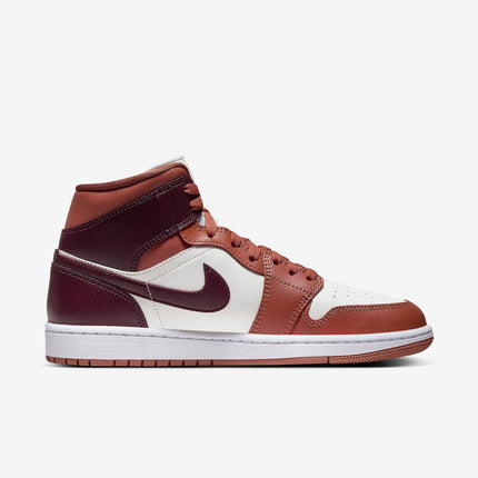 (Women's) Air Jordan 1 Mid 'Dusty Peach / Night Maroon' () BQ6472-200 - SOLE SERIOUSS (2)