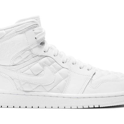 (Women's) Air Jordan 1 Mid Quilted 'White' (2020) DB6078-100 - SOLE SERIOUSS (1)