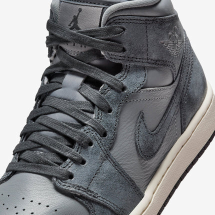 (Women's) Air Jordan 1 Mid SE 'Distressed Smoke Grey' (2024) FJ3448-001 - SOLE SERIOUSS (6)