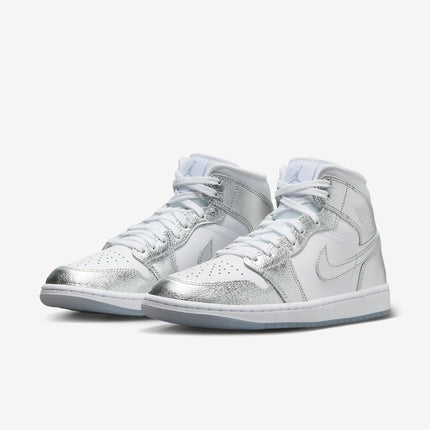 (Women's) Air Jordan 1 Mid SE 'Metallic Silver' (2024) FN5031-100 - SOLE SERIOUSS (3)