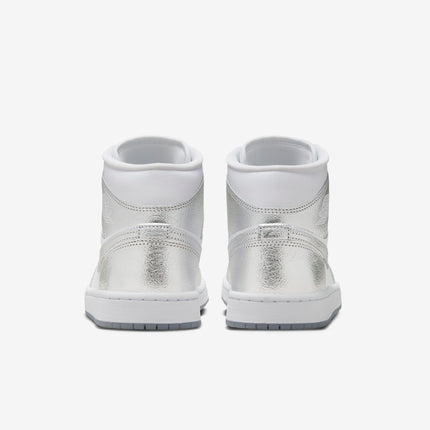 (Women's) Air Jordan 1 Mid SE 'Metallic Silver' (2024) FN5031-100 - SOLE SERIOUSS (5)