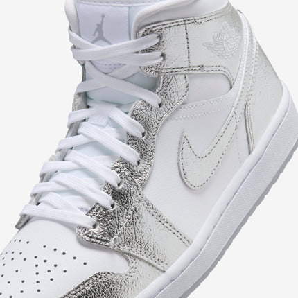 (Women's) Air Jordan 1 Mid SE 'Metallic Silver' (2024) FN5031-100 - SOLE SERIOUSS (6)