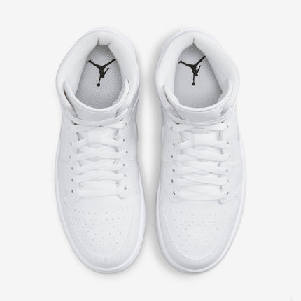 (Women's) Air Jordan 1 Mid 'Triple White' (2022) DV0991-111 - SOLE SERIOUSS (4)