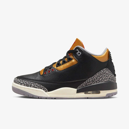 (Women's) Air Jordan 3 Retro 'Black Cement Gold' (2022) CK9246-067 - SOLE SERIOUSS (1)