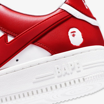 (Women's) BAPE STA OS Red / White 1K30-291-306 - SOLE SERIOUSS (5)