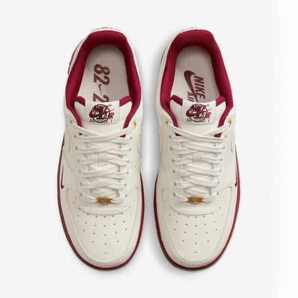 (Women's) Nike Air Force 1 Low '07 SE '40th Anniversary Edition Sail / Team Red' (2022) DQ7582-100 - SOLE SERIOUSS (4)