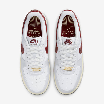 (Women's) Nike Air Force 1 Low '07 SE 'Just Do It Photon Dust / Team Red' (2023) DV7584-001 - SOLE SERIOUSS (4)
