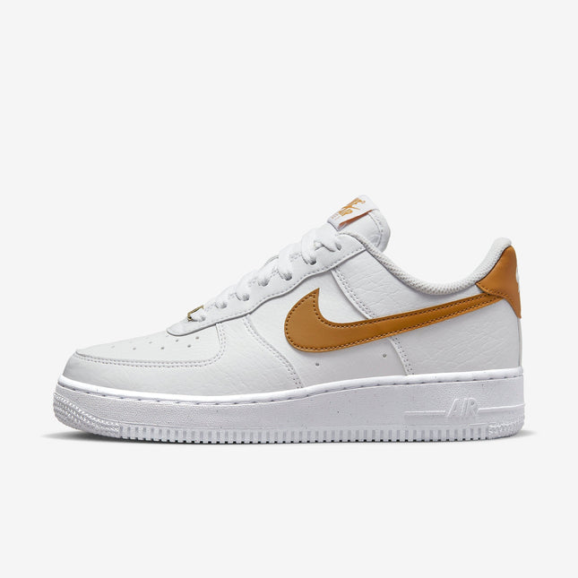 (Women's) Nike Air Force 1 Low Next Nature 'White / Gold Suede' (2022) DN1430-104 - SOLE SERIOUSS (1)