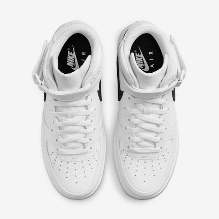 (Women's) Nike Air Force 1 Mid '07 'Snakeskin White / Black' (2022) DZ5211-100 - SOLE SERIOUSS (4)