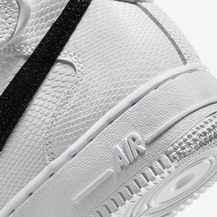 (Women's) Nike Air Force 1 Mid '07 'Snakeskin White / Black' (2022) DZ5211-100 - SOLE SERIOUSS (7)