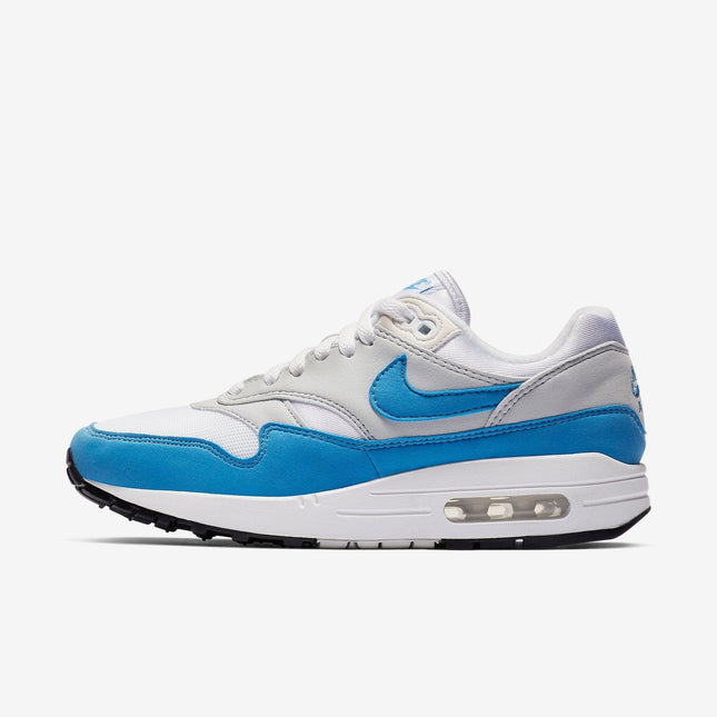 (Women's) Nike Air Max 1 'White / University Blue' (2019) BV1981-100 - SOLE SERIOUSS (1)