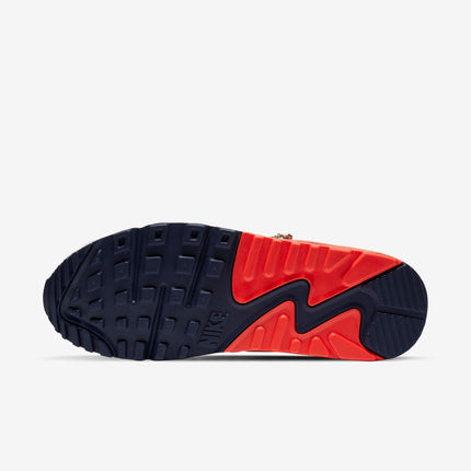 (Women's) Nike Air Max 90 'Cuban Link Bright Crimson' (2020) CZ8099-100 - SOLE SERIOUSS (6)