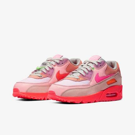 (Women's) Nike Air Max 90 Premium 'Bright Crimson' (20219) CT3449-600 - SOLE SERIOUSS (3)