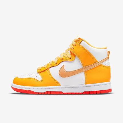 (Women's) Nike Dunk High 'University Gold / Orange' (2021) DQ4691-700 - SOLE SERIOUSS (1)